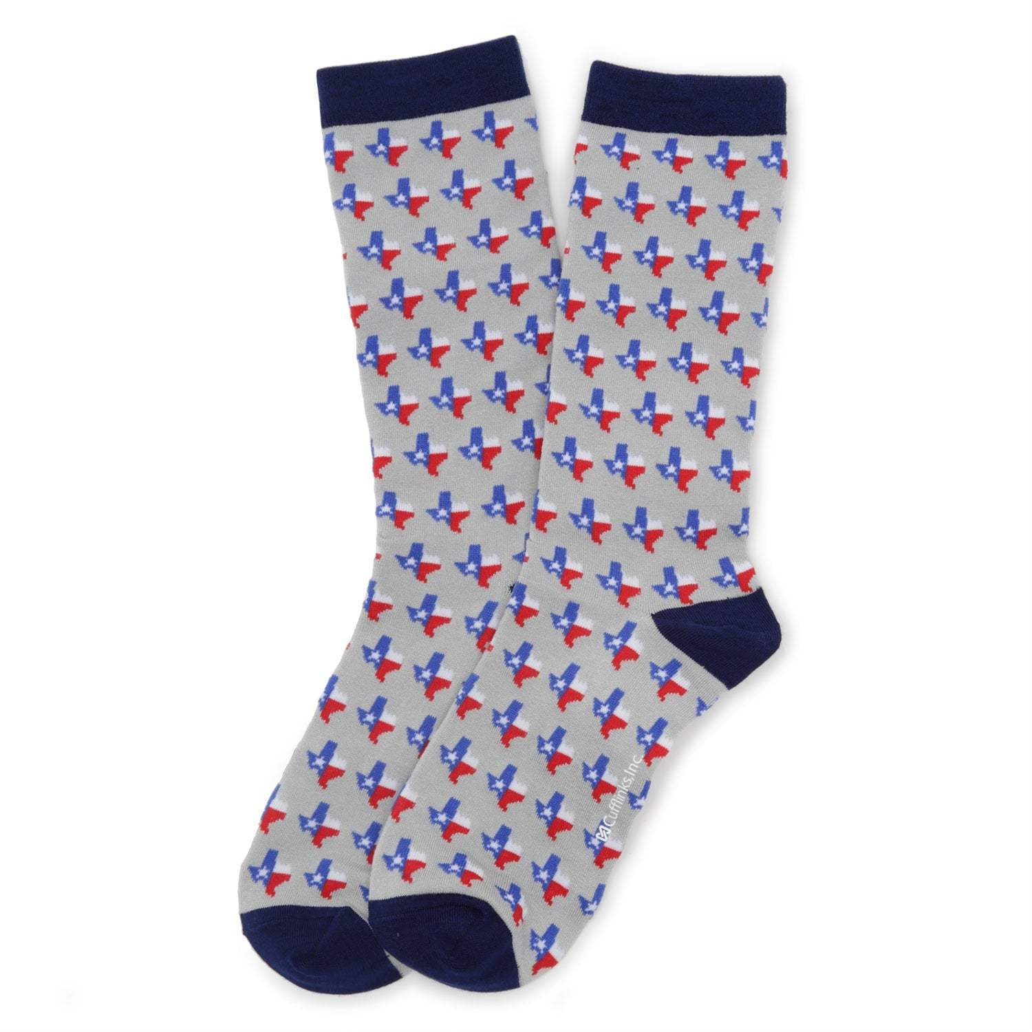 Texas State Gray Sock - Cufflinks.com - Flyclothing LLC