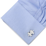 Wedding Puzzle Pieces Cufflinks Pair - Cufflinks.com - Flyclothing LLC