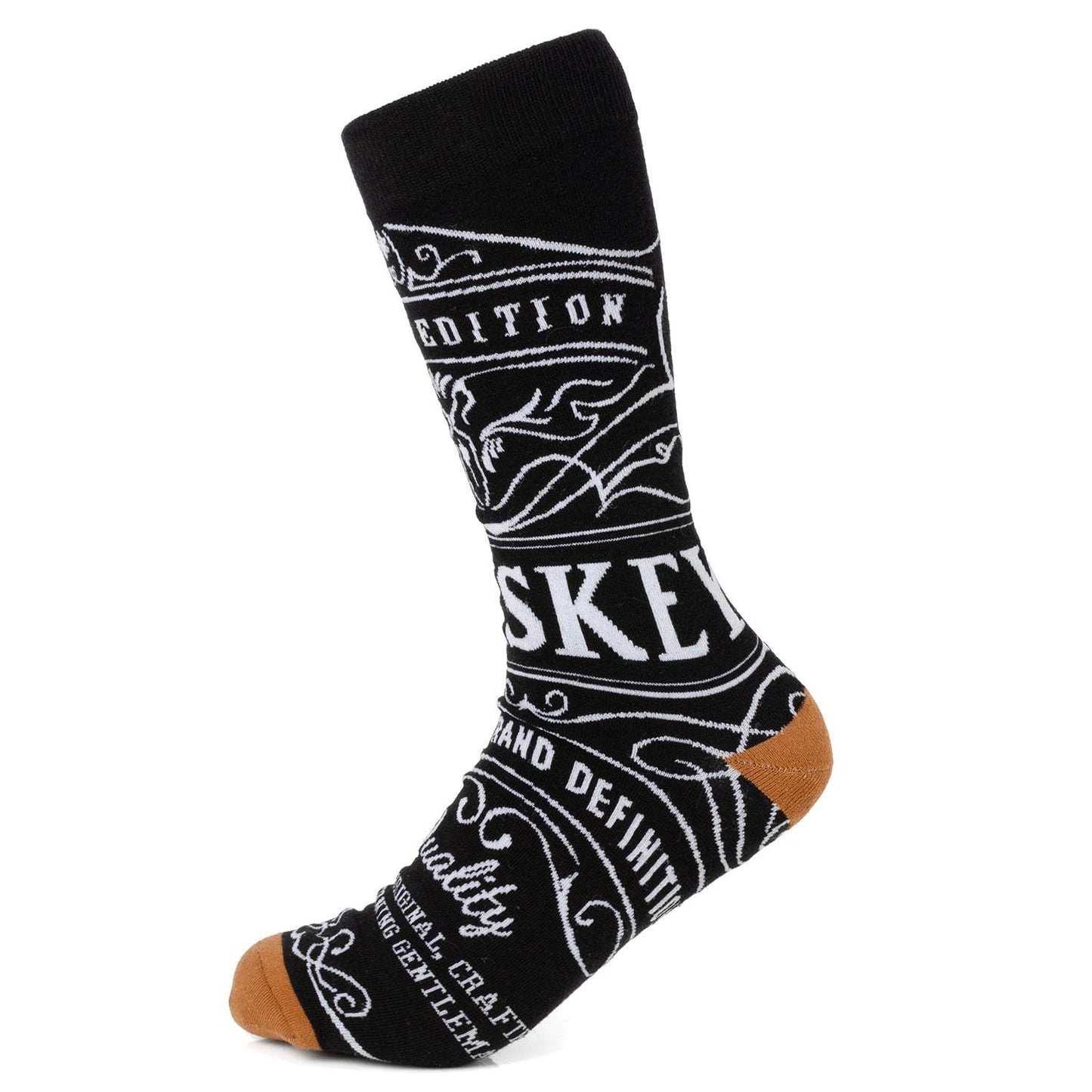 Whiskey Original Black Men's Socks - Cufflinks.com - Flyclothing LLC