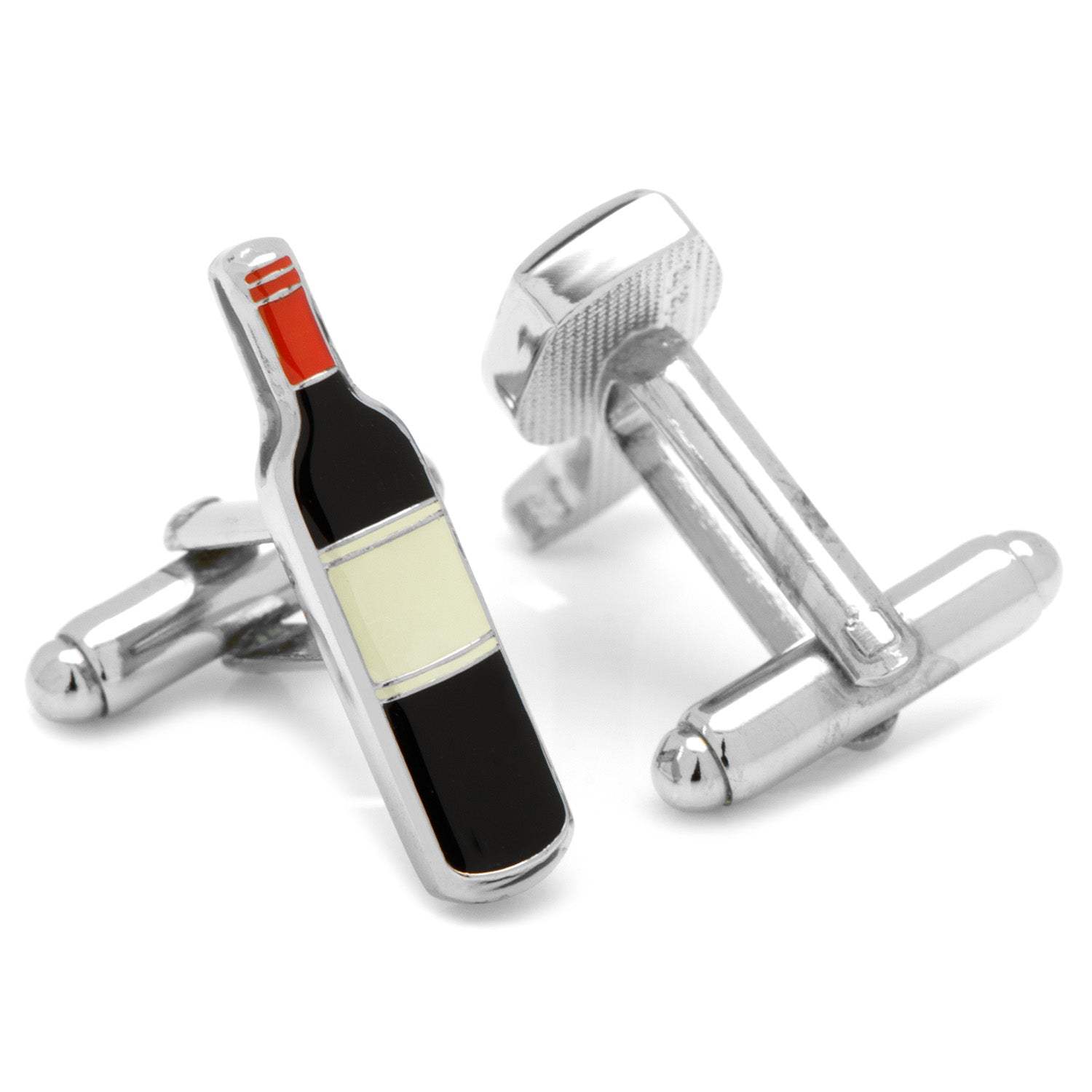 Wine and Bottle Cufflinks - Cufflinks.com - Flyclothing LLC