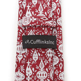 Christmas Wrap Red Men's Tie - Cufflinks.com - Flyclothing LLC