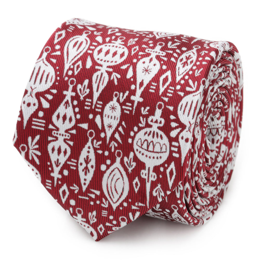 Christmas Wrap Red Men's Tie - Cufflinks.com - Flyclothing LLC