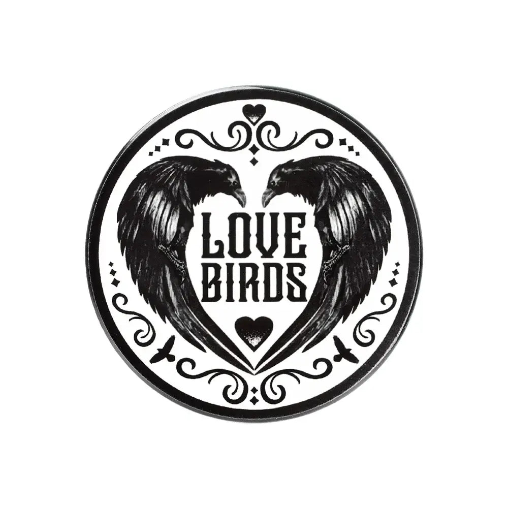 Alchemy Gothic Love Birds Coaster - Alchemy Gothic - Flyclothing LLC
