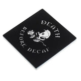 Alchemy Gothic Death Before Decaf Coaster - Alchemy Gothic - Flyclothing LLC