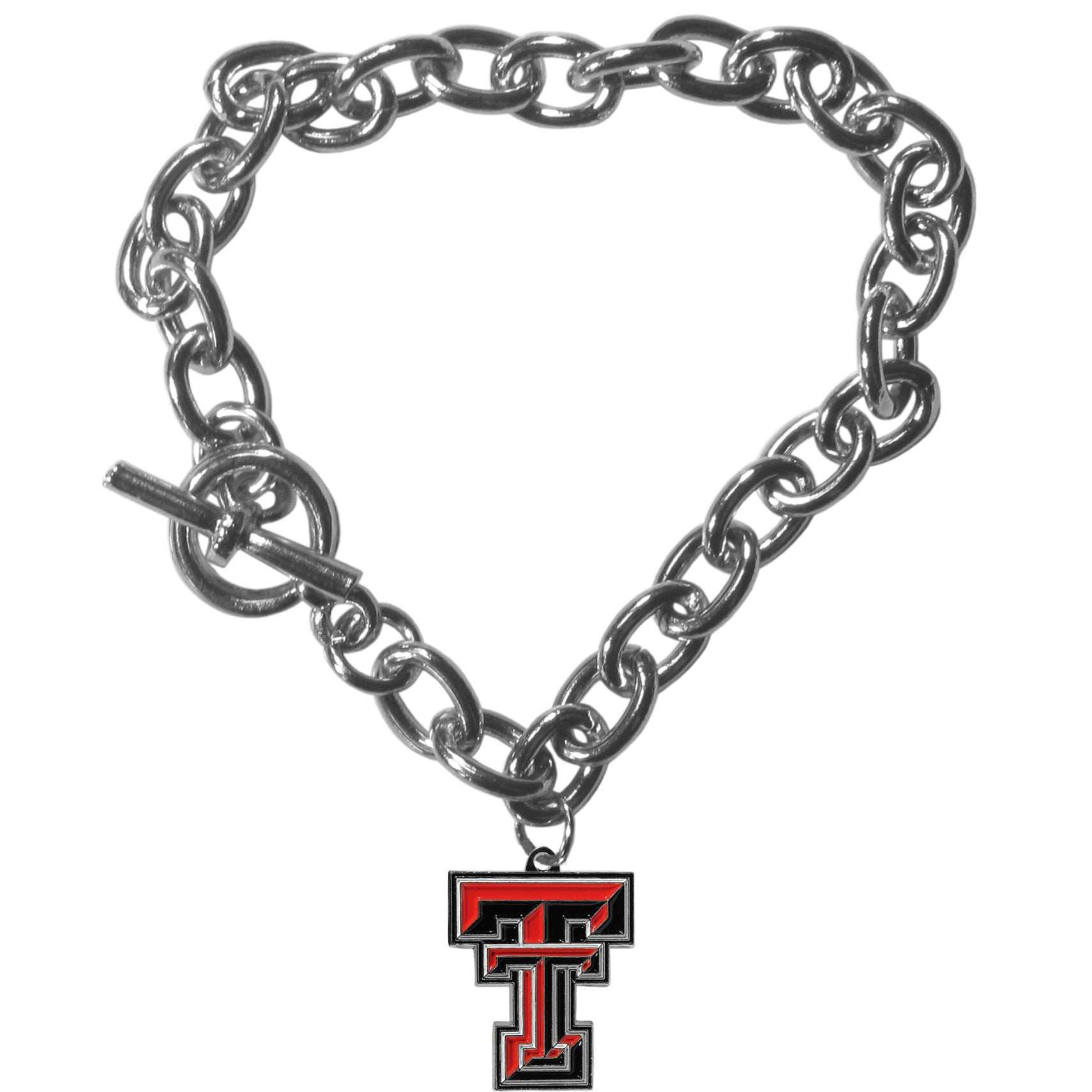 Texas Tech Raiders Charm Chain Bracelet - Texas Tech Raiders - Flyclothing LLC
