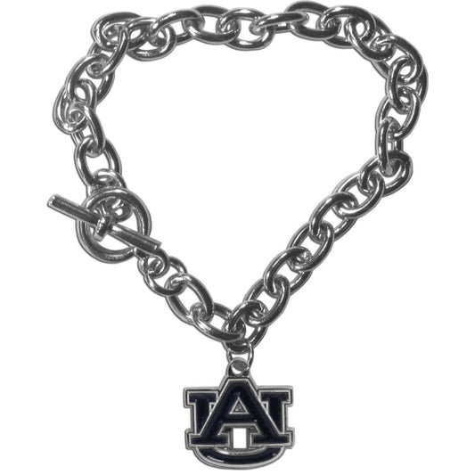 Auburn Tigers Charm Chain Bracelet - Auburn Tigers - Flyclothing LLC