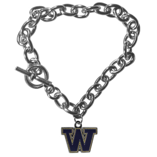 Washington Huskies Charm Chain Bracelet - Washington Huskies - Flyclothing LLC
