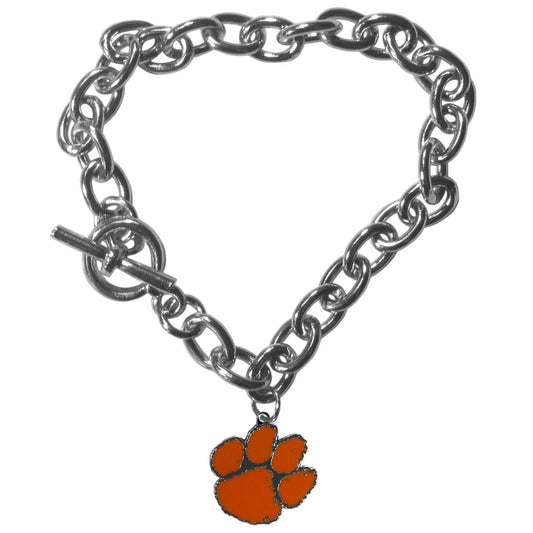 Clemson Tigers Charm Chain Bracelet - Clemson Tigers - Flyclothing LLC