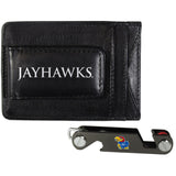 Kansas Jayhawks Leather Cash & Cardholder & Key Organizer - Kansas Jayhawks