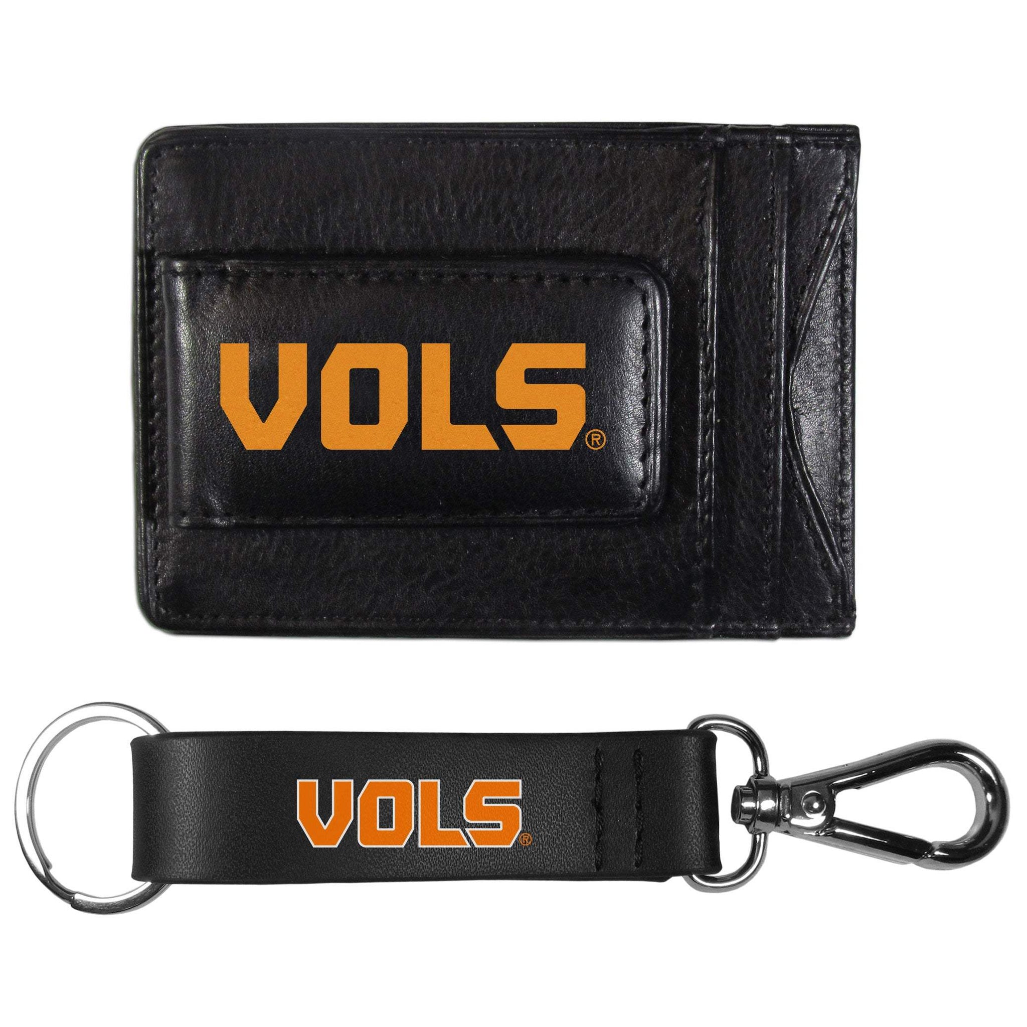 Tennessee Volunteers Leather Cash & Cardholder & Strap Key Chain - Tennessee Volunteers - Flyclothing LLC