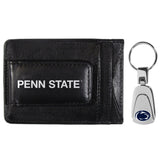 Penn St. Nittany Lions Leather Cash & Cardholder & Steel Key Chain - Penn St. Nittany Lions