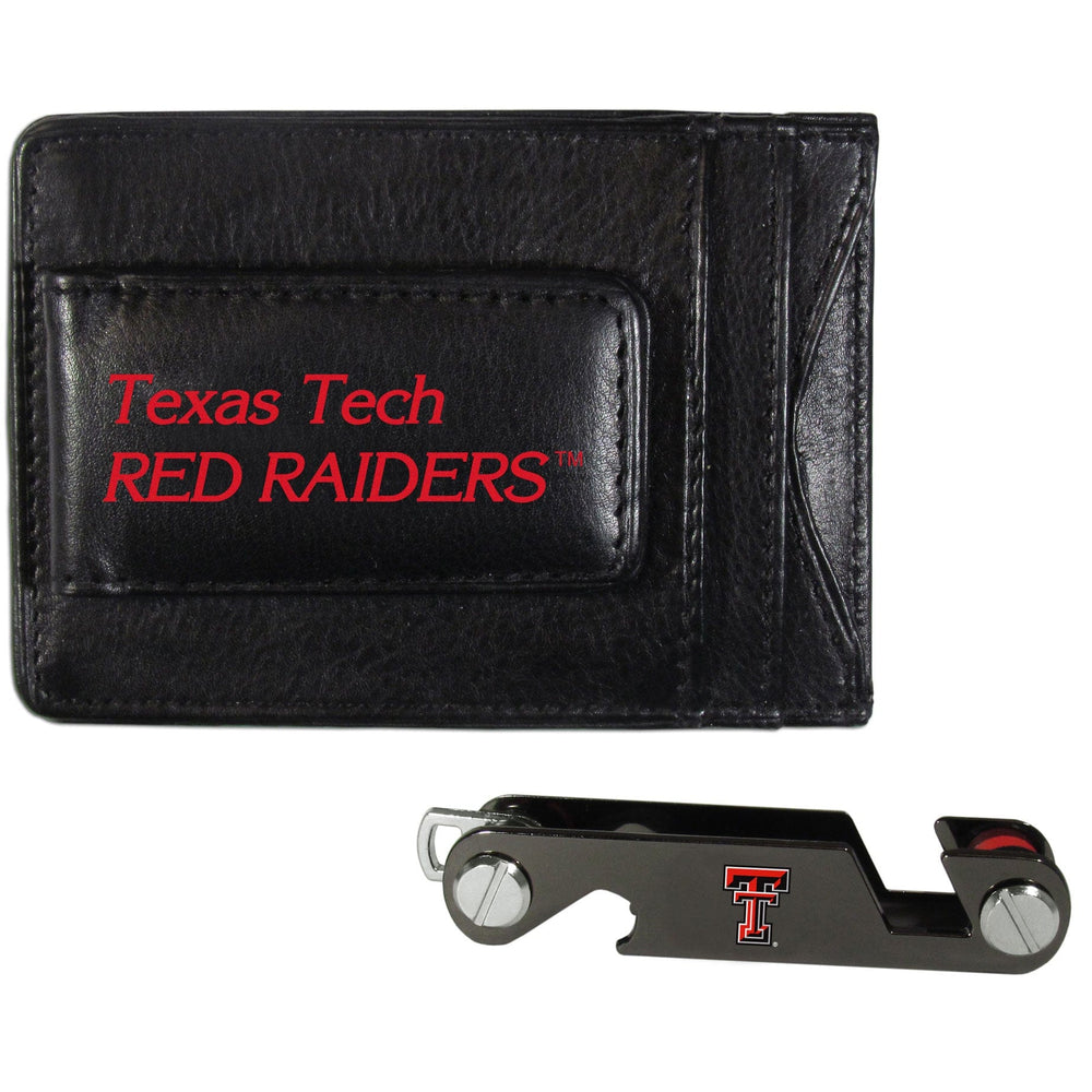 Texas Tech Raiders Leather Cash & Cardholder & Key Organizer - Texas Tech Raiders