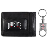 Ohio St. Buckeyes Leather Cash & Cardholder & Valet Key Chain - Ohio St. Buckeyes