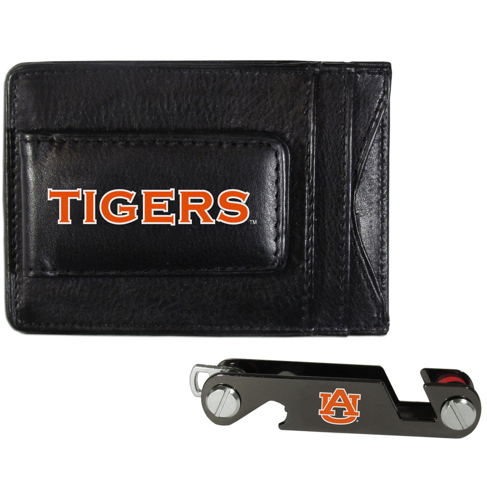 Auburn Tigers Leather Cash & Cardholder & Key Organizer - Auburn Tigers
