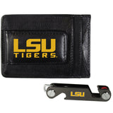 LSU Tigers Leather Cash & Cardholder & Key Organizer