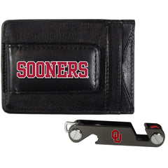 Oklahoma Sooners Leather Cash & Cardholder & Key Organizer - Oklahoma Sooners