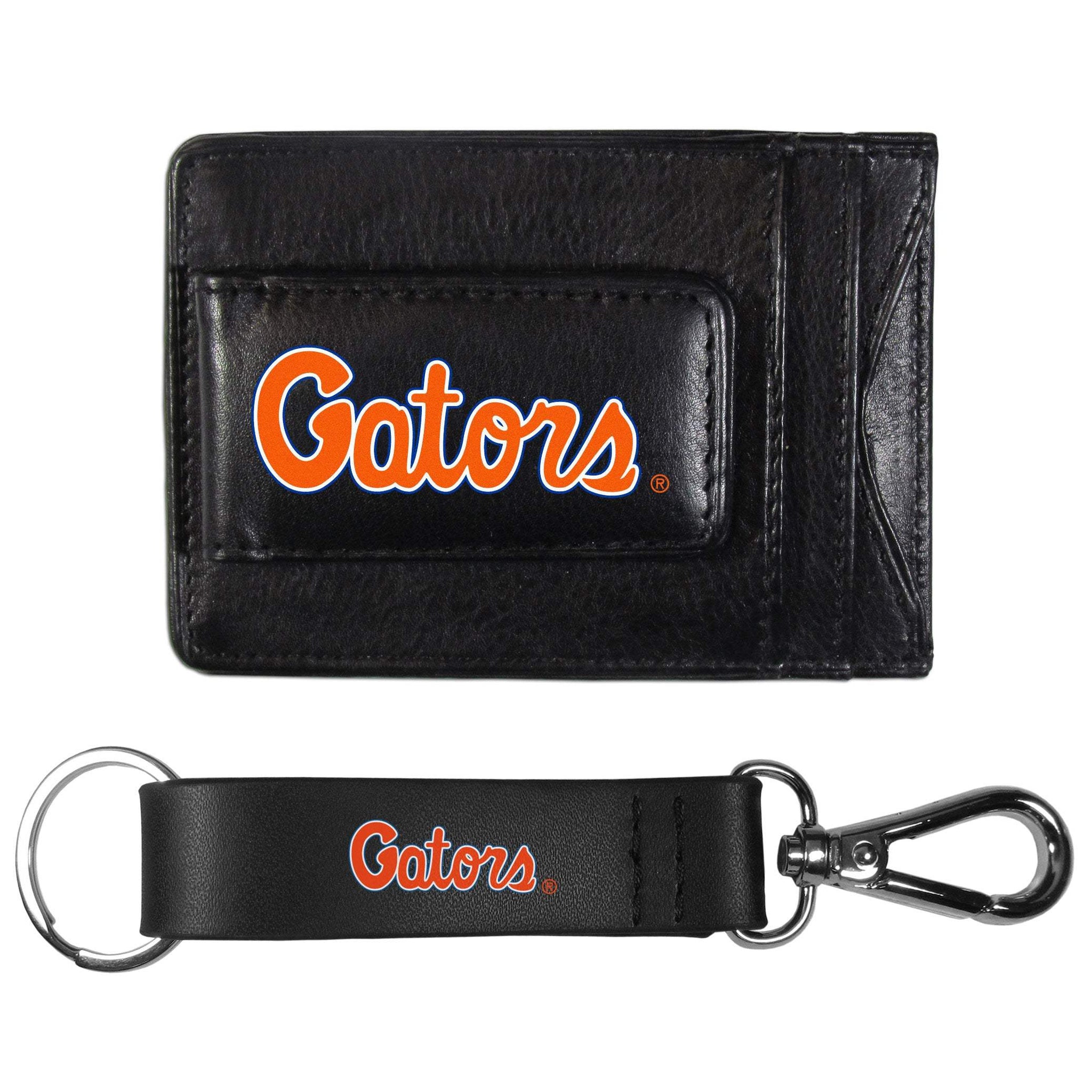 Florida Gators Leather Cash & Cardholder & Strap Key Chain - Florida Gators - Flyclothing LLC