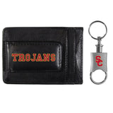 USC Trojans Leather Cash & Cardholder & Valet Key Chain - USC Trojans
