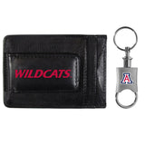 Arizona Wildcats Leather Cash & Cardholder & Valet Key Chain - Arizona Wildcats