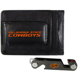 Oklahoma St. Cowboys Leather Cash & Cardholder & Key Organizer - Oklahoma St. Cowboys