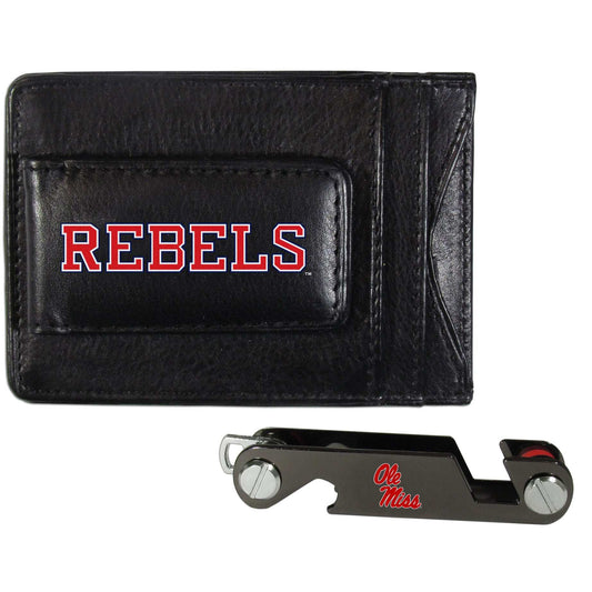 Mississippi Rebels Leather Cash & Cardholder & Key Organizer - Mississippi Rebels - Flyclothing LLC