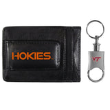 Virginia Tech Hokies Leather Cash & Cardholder & Valet Key Chain - Virginia Tech Hokies