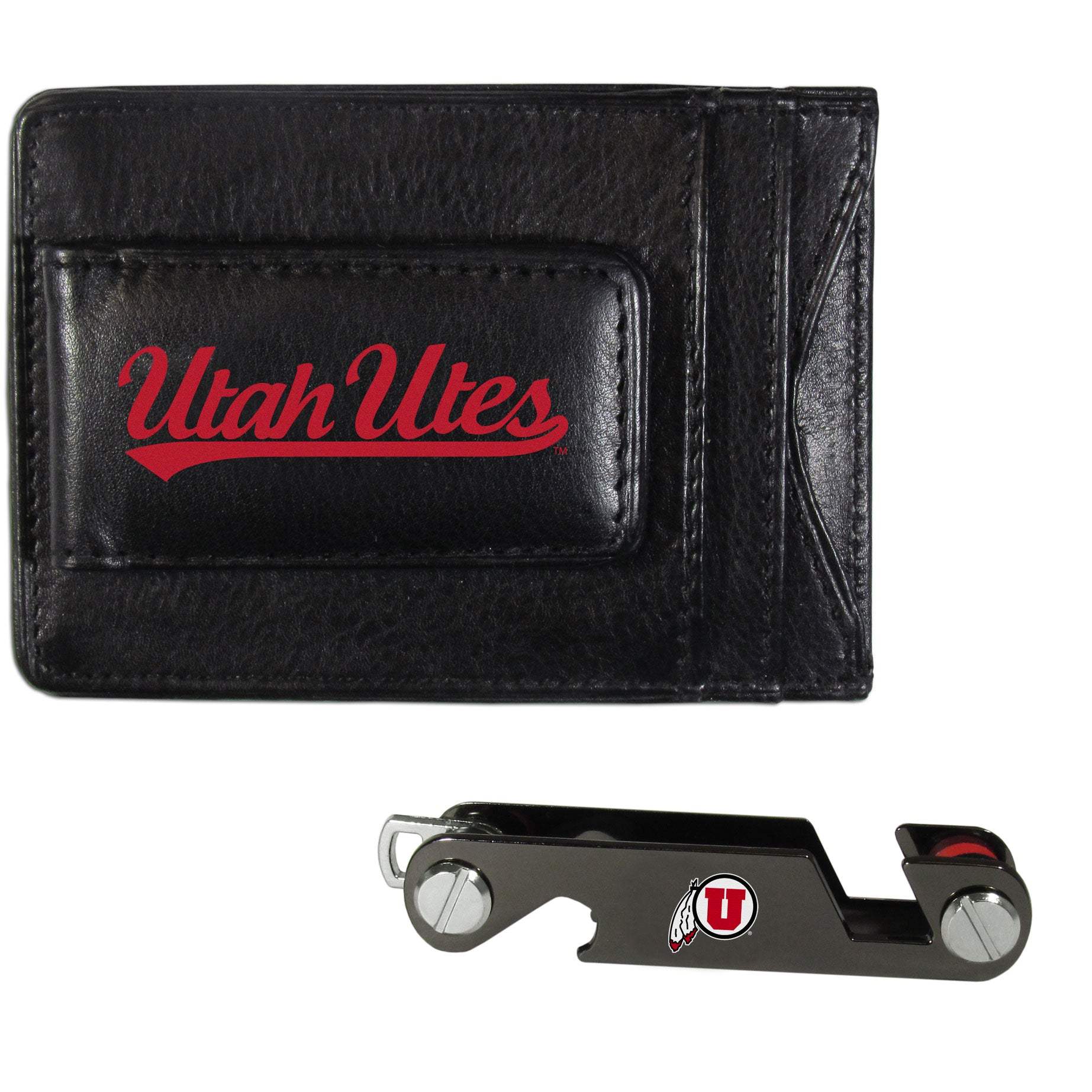 Utah Utes Leather Cash & Cardholder & Key Organizer - Utah Utes - Flyclothing LLC