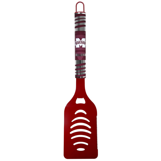 Red spatula with a Mississippi State logo on a white background