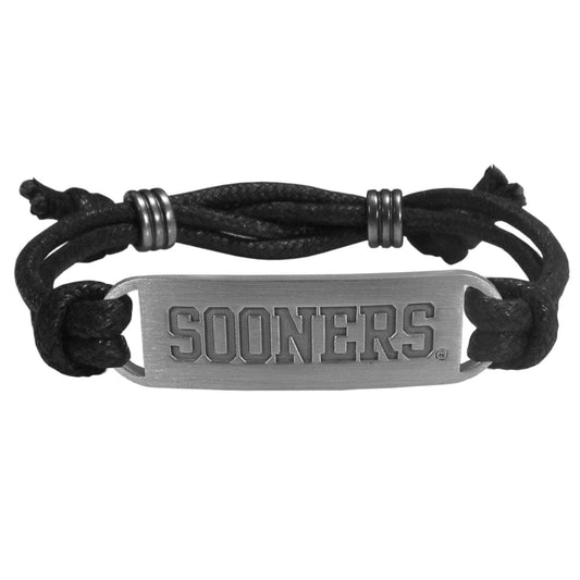 Oklahoma Sooners Cord Bracelet - Oklahoma Sooners - Flyclothing LLC