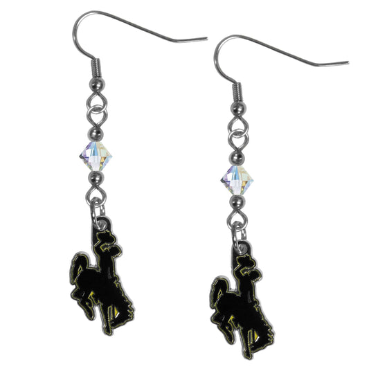 Wyoming Cowboy Crystal Dangle Earrings - Wyoming Cowboy - Flyclothing LLC