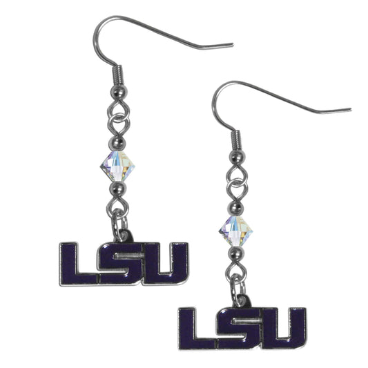 LSU Tigers Crystal Dangle Earrings - LSU Tigers - Flyclothing LLC