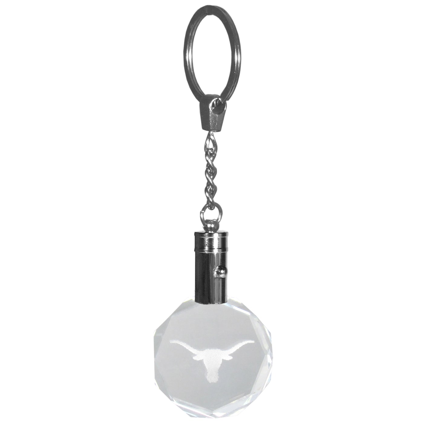 Texas Longhorns Crystal LED Key Chain