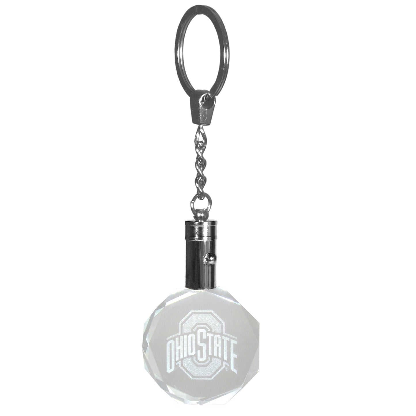 Ohio St. Buckeyes Crystal LED Key Chain