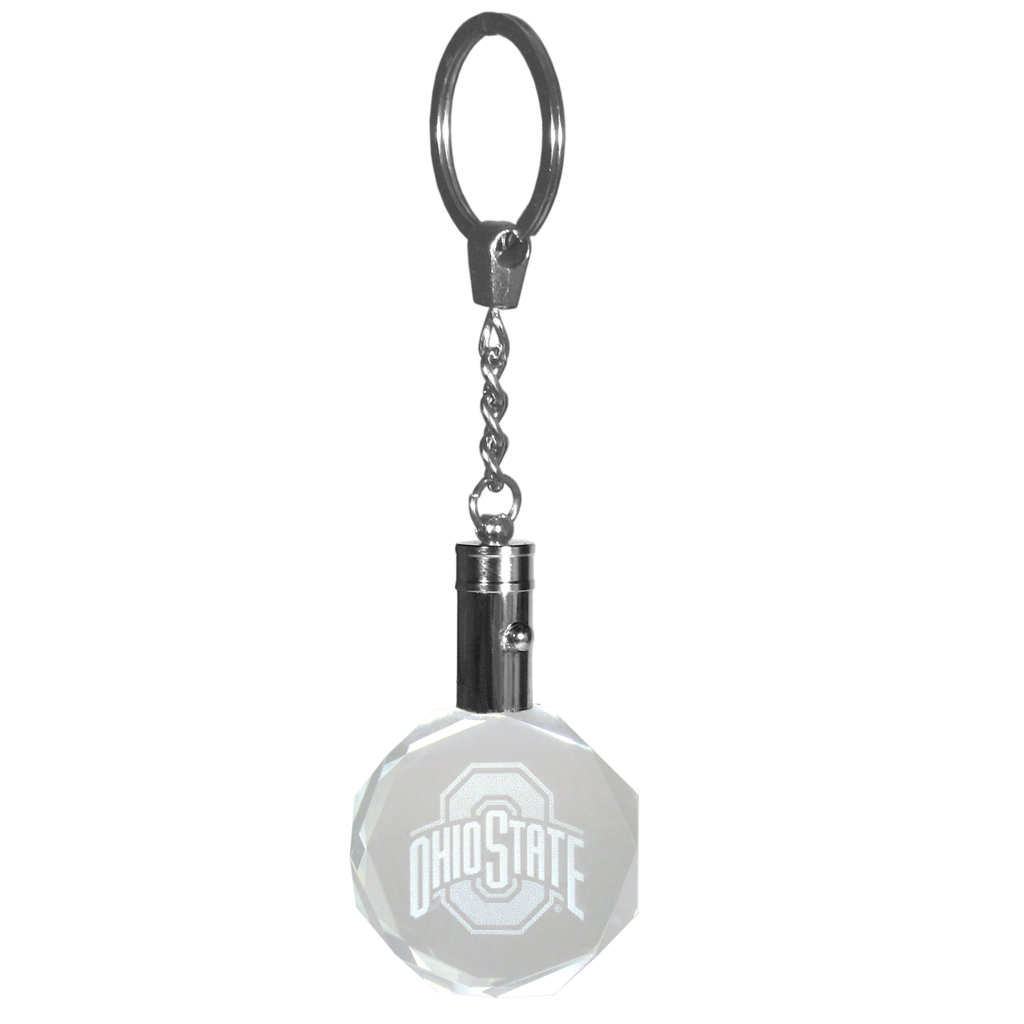 Ohio St. Buckeyes Crystal LED Key Chain
