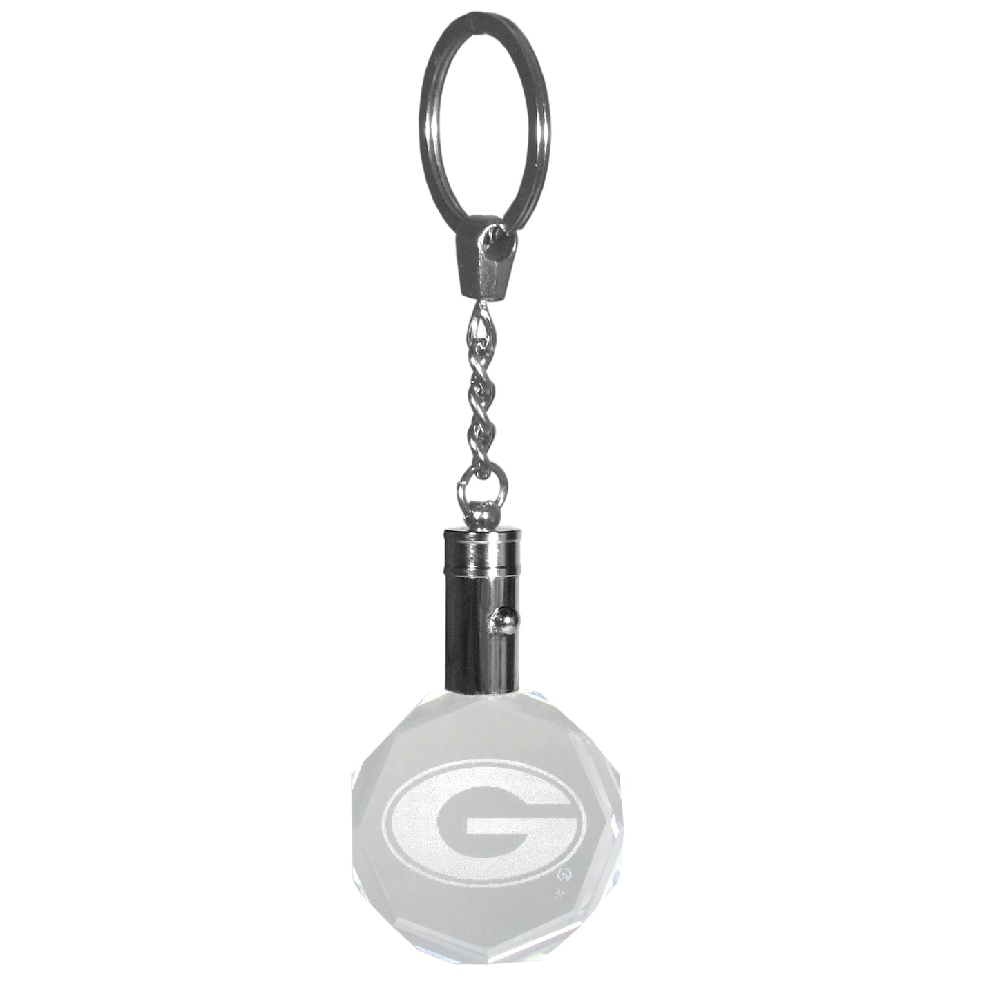 Georgia Bulldogs Crystal LED Key Chain