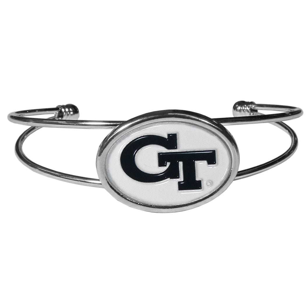 Georgia Tech Yellow Jackets Cuff Bracelet - Georgia Tech Yellow Jackets - Flyclothing LLC