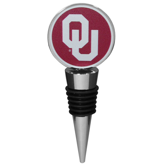 Oklahoma Sooners Logo Wine Stopper - Oklahoma Sooners - Flyclothing LLC
