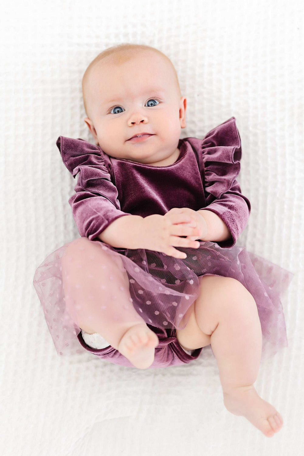 Amethyst Velvet Tutu Bodysuit - Mila & Rose ® - Flyclothing LLC