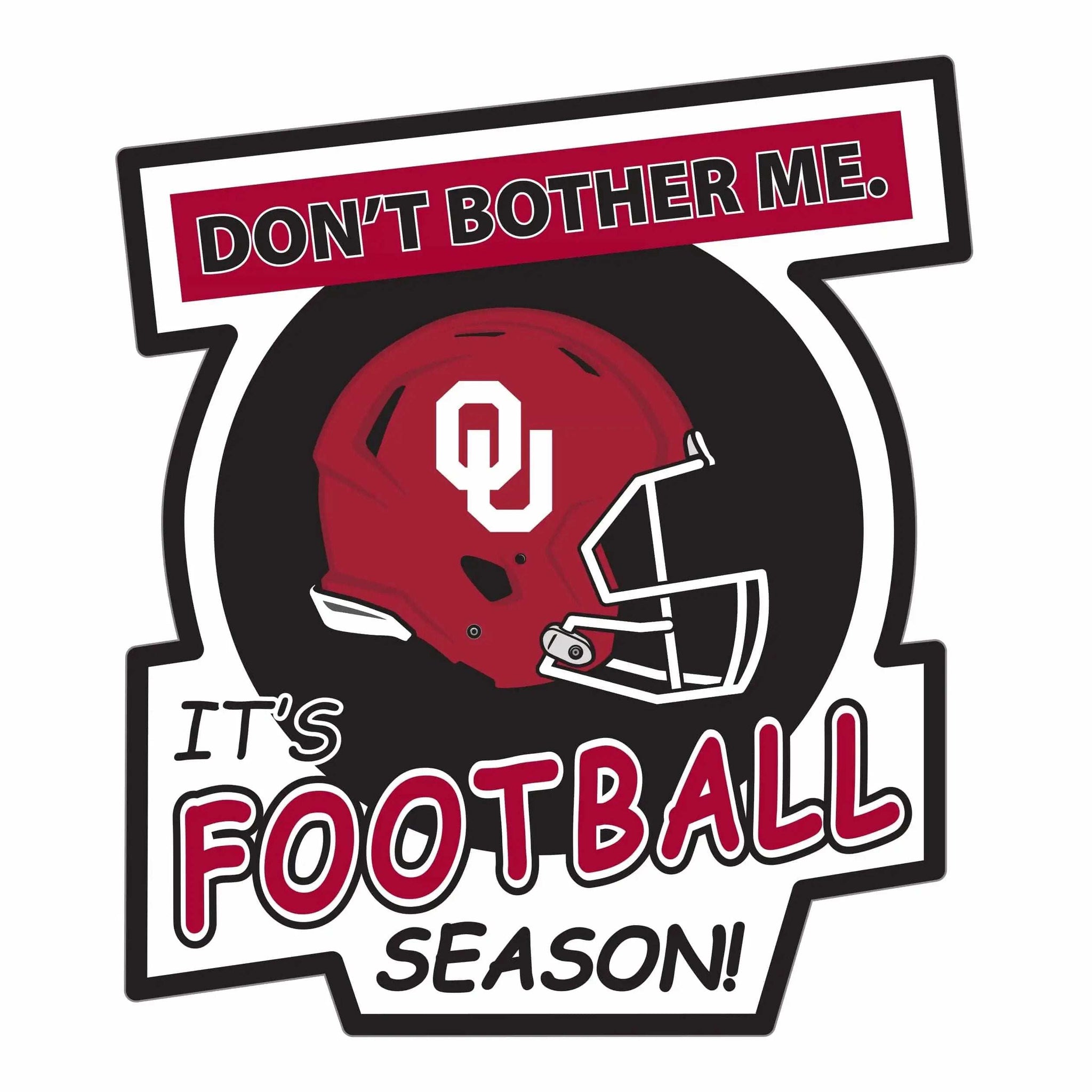 Oklahoma Sooners Don't Bother Me Auto Decal - Oklahoma Sooners - Flyclothing LLC
