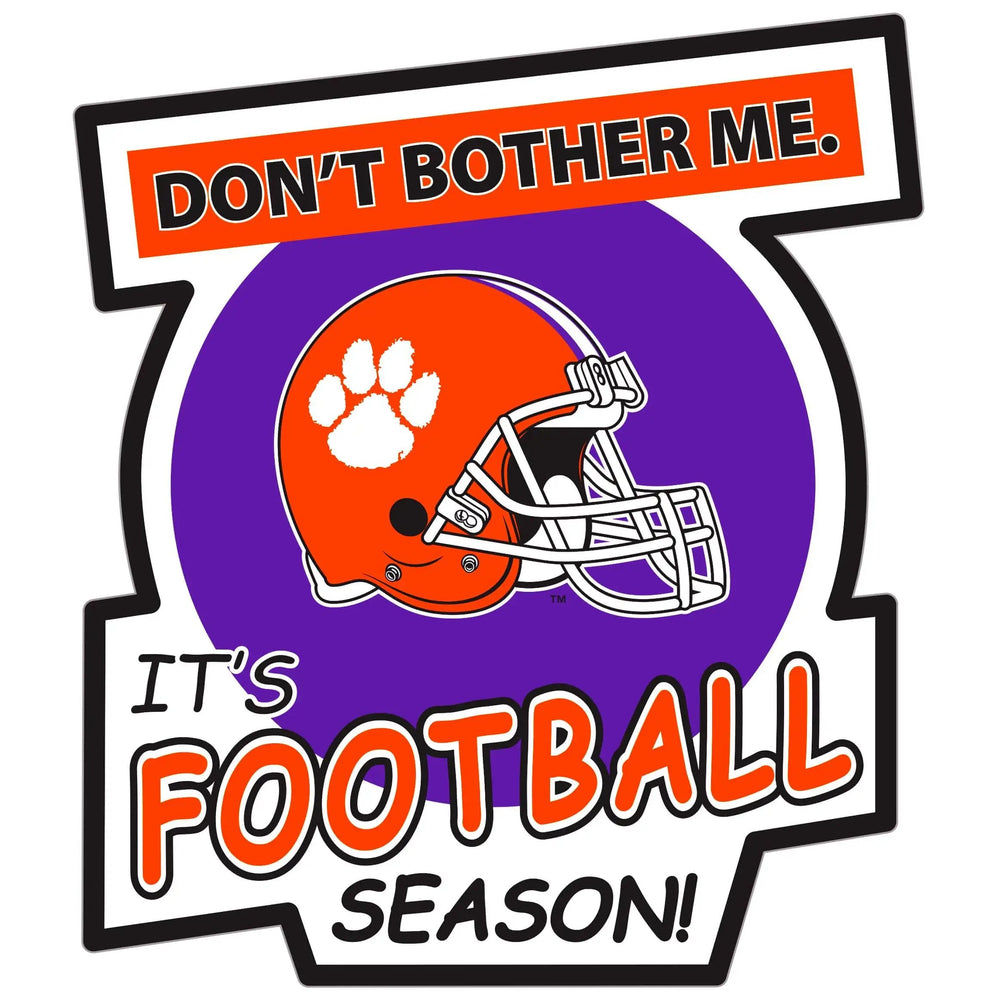 Clemson Tigers Don't Bother Me Auto Decal - Clemson Tigers