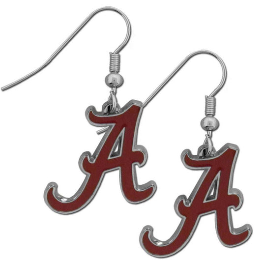 Alabama Crimson Tide Chrome Dangle Earrings - Alabama Crimson Tide - Flyclothing LLC