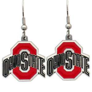 Ohio St. Buckeyes Dangle Earrings - Ohio State Buckeyes - Flyclothing LLC