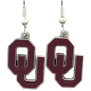 Oklahoma Sooners Dangle Earrings - Oklahoma Sooners - Flyclothing LLC