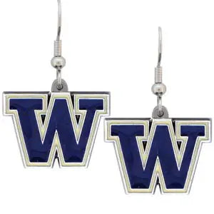 Washington Huskies Dangle Earrings - Washington Huskies - Flyclothing LLC