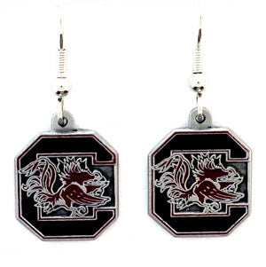 S. Carolina Gamecocks Dangle Earrings - S. Carolina Gamecocks - Flyclothing LLC