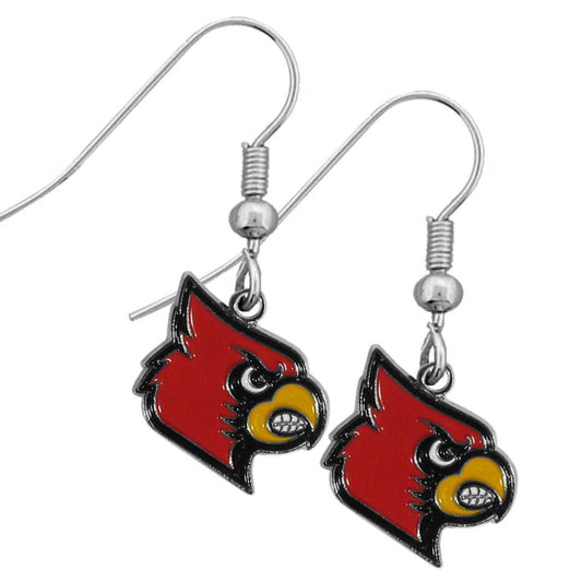 Louisville Cardinals Chrome Dangle Earrings - Louisville Cardinals - Flyclothing LLC