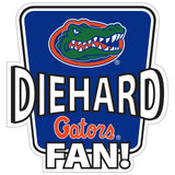 Florida Gators Die-Hard Fan Auto Decal - Florida Gators