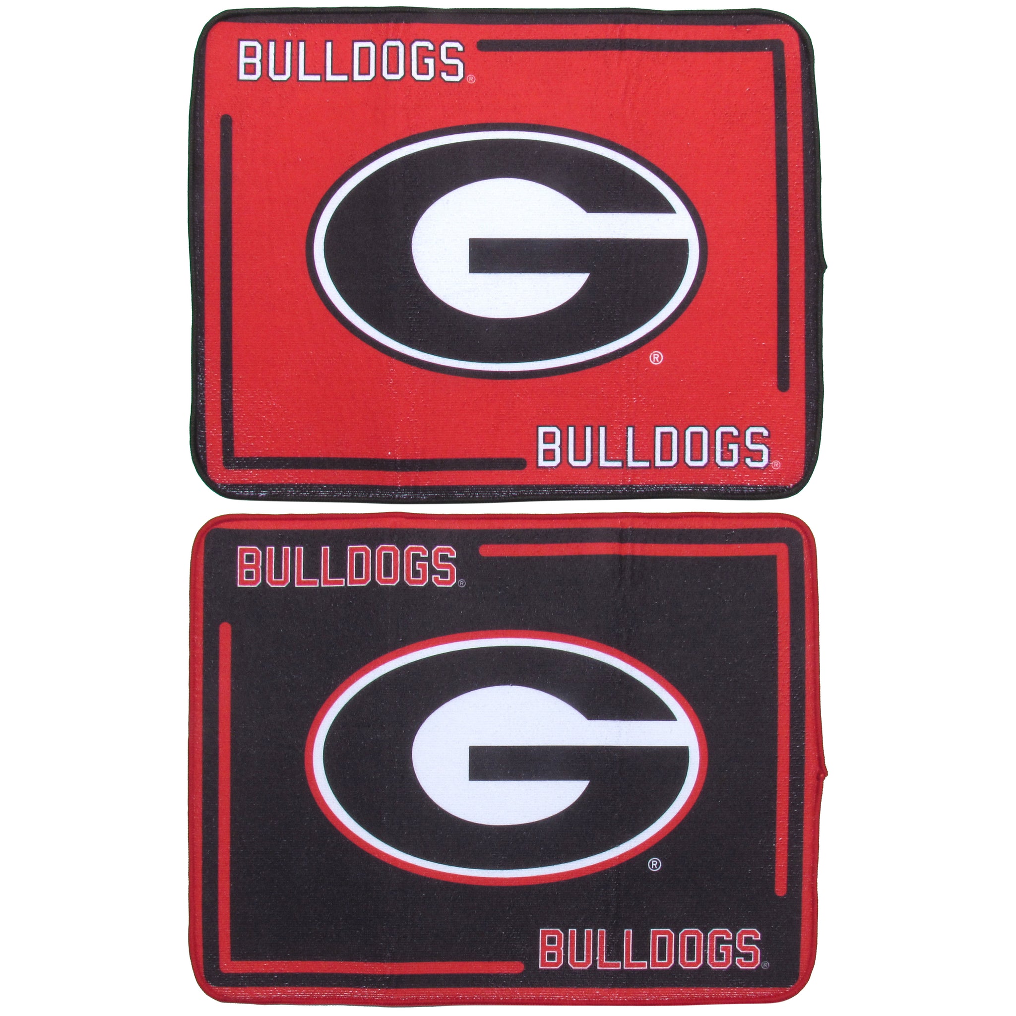 Georgia Bulldogs Microfiber Drying Mat, 2pk