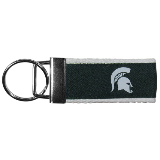 Michigan St. Spartans Woven Key Chain - Michigan St. Spartans