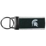 Michigan St. Spartans Woven Key Chain - Michigan St. Spartans